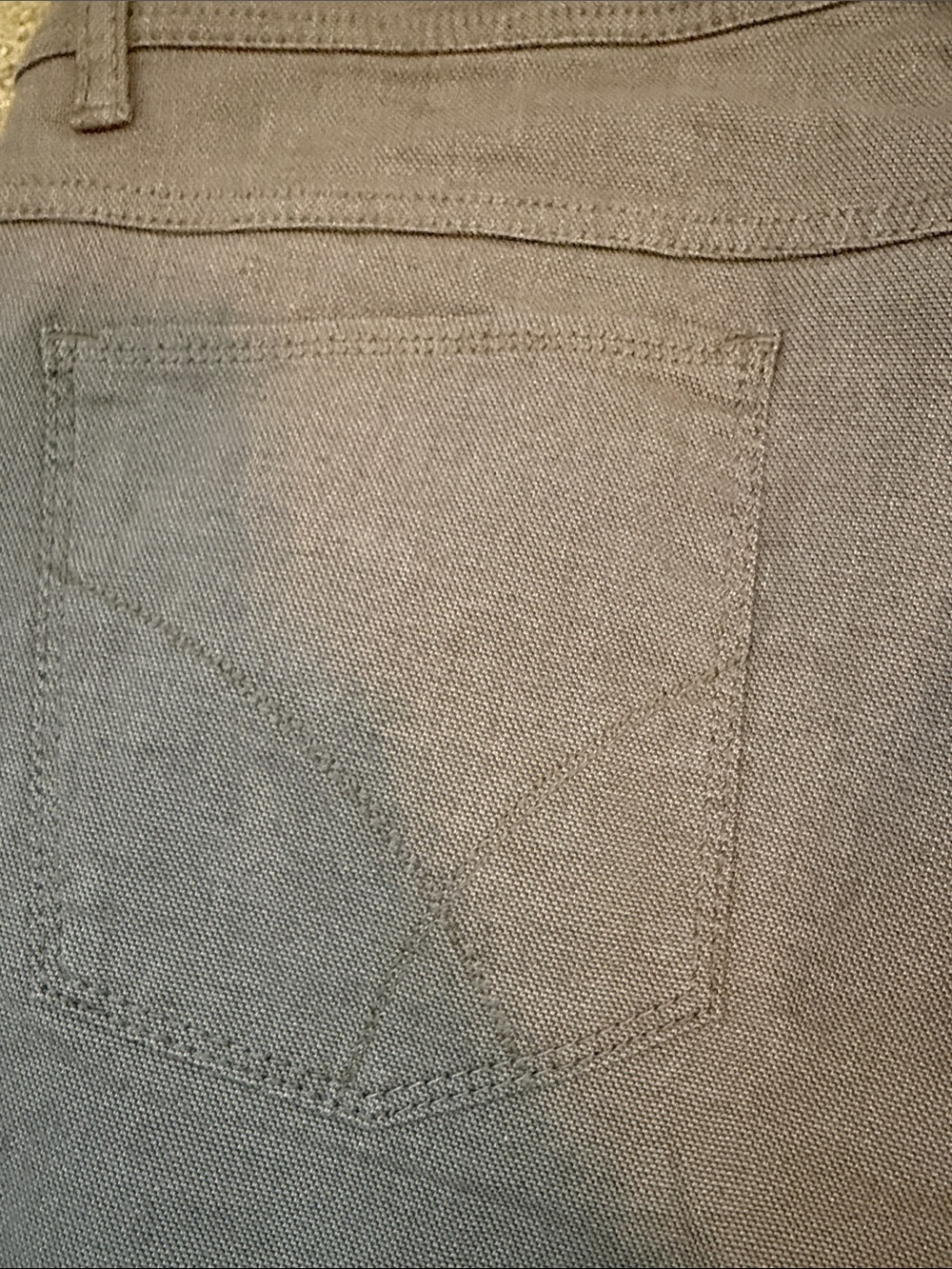 Men's Brown Stretch Slim Fit Pants - Picture 6 of 7